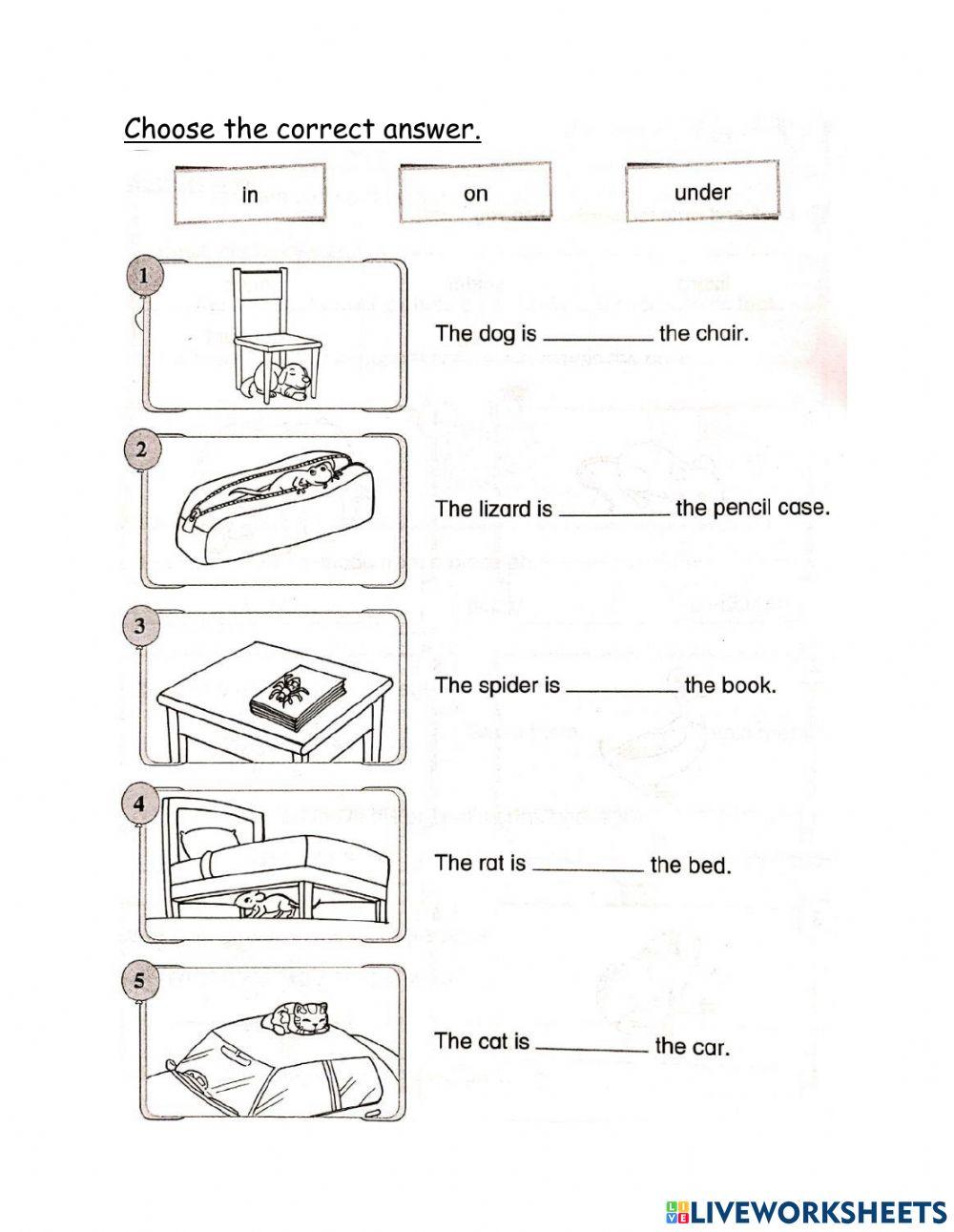 In On Under Preposition Song