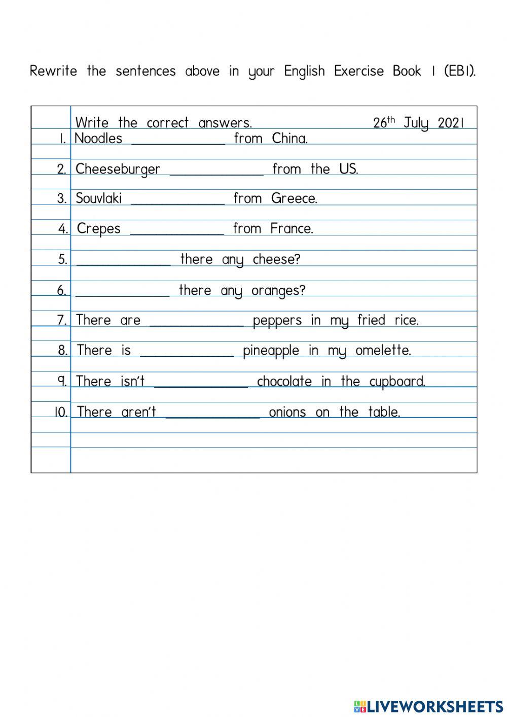 Module 6 Food, Please!