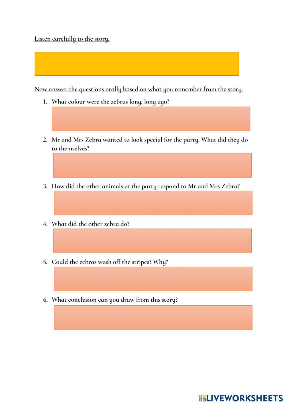 Unit 8: How The Tigers Got Its Stripes