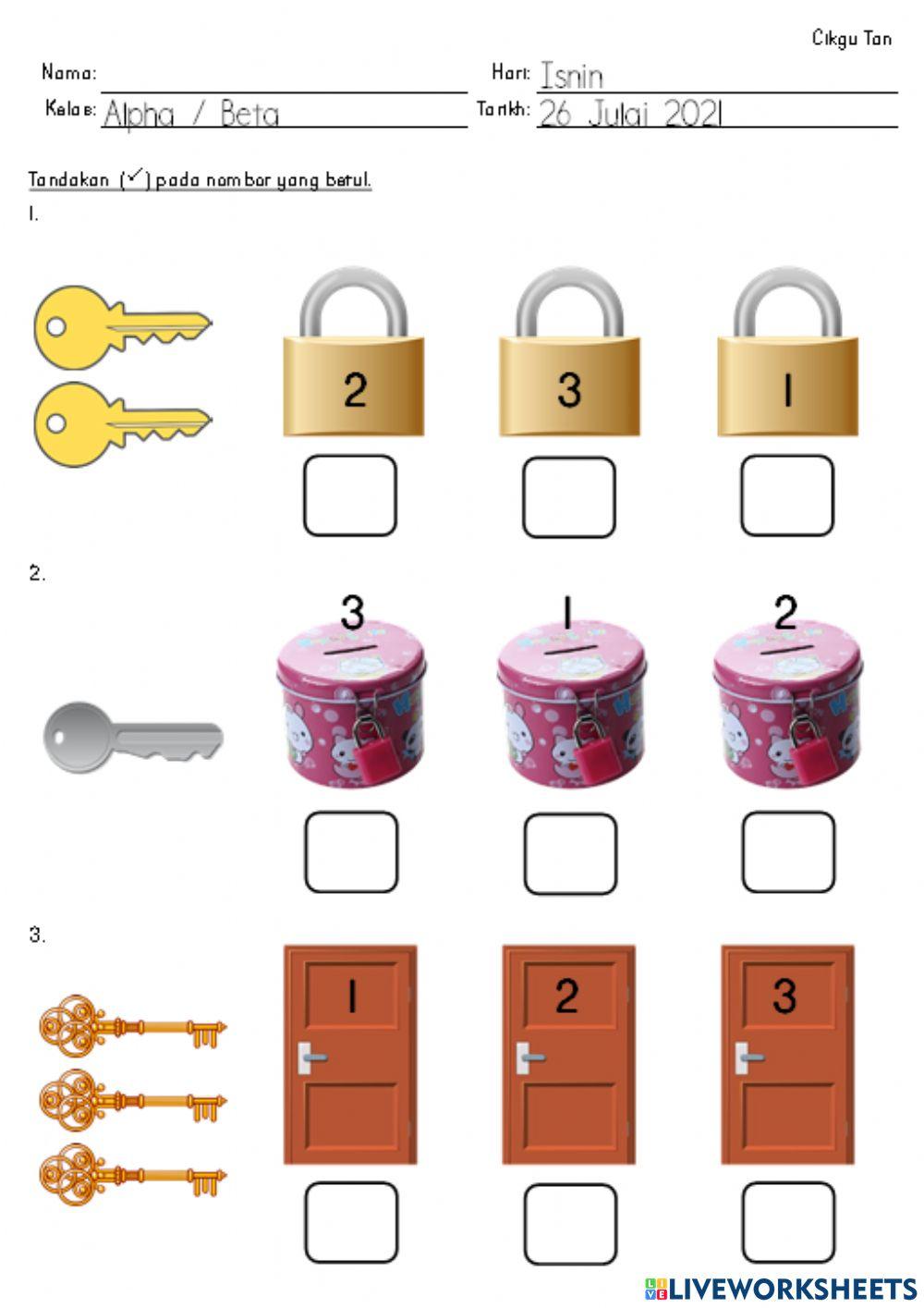 Nombor Bulat dalam lingkungan 10