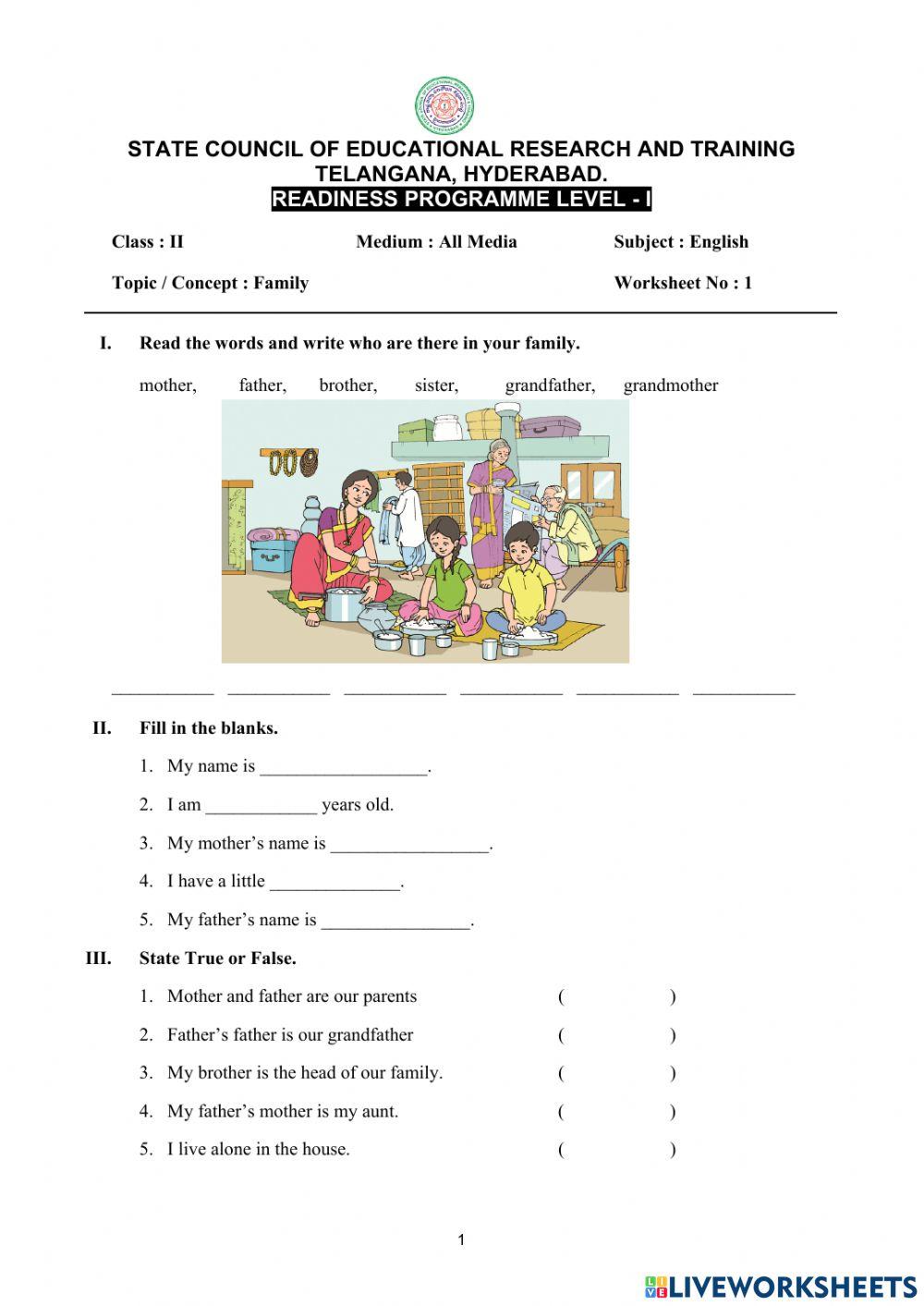 Bridge course primary worksheet | Live Worksheets