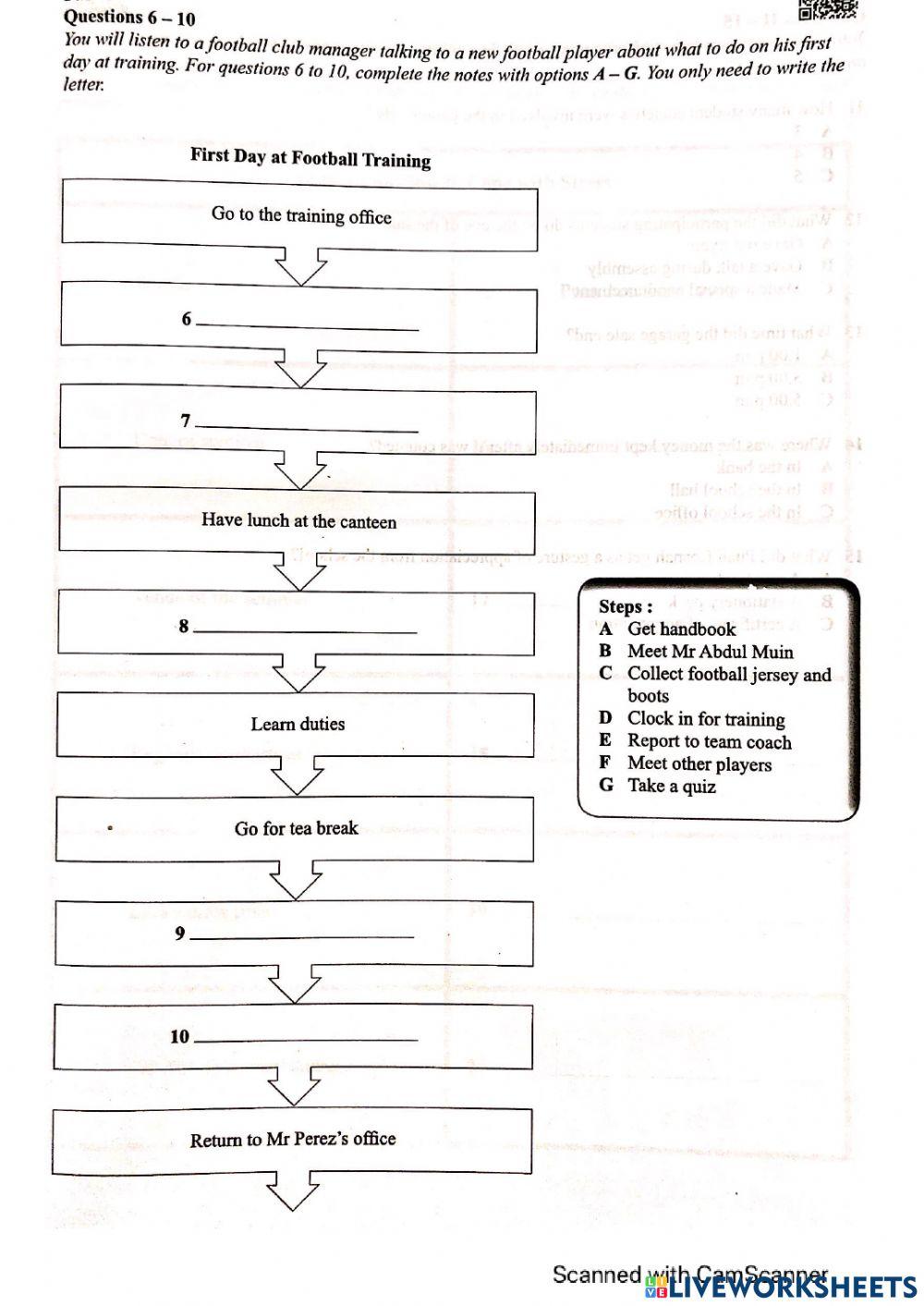 Listening online exercise for form 1 to form 3 live worksheets