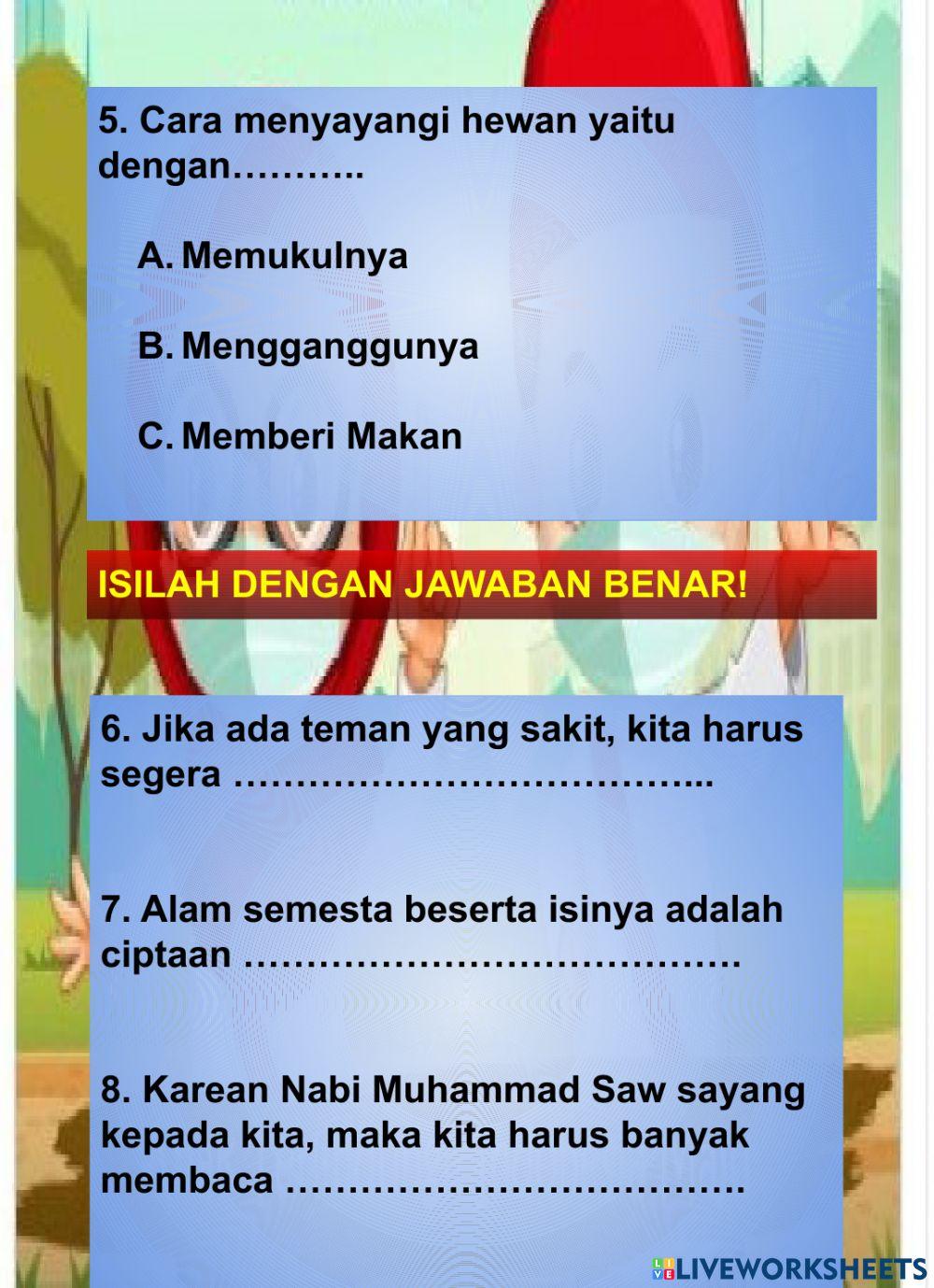 Kasih Sayang Pelajaran I