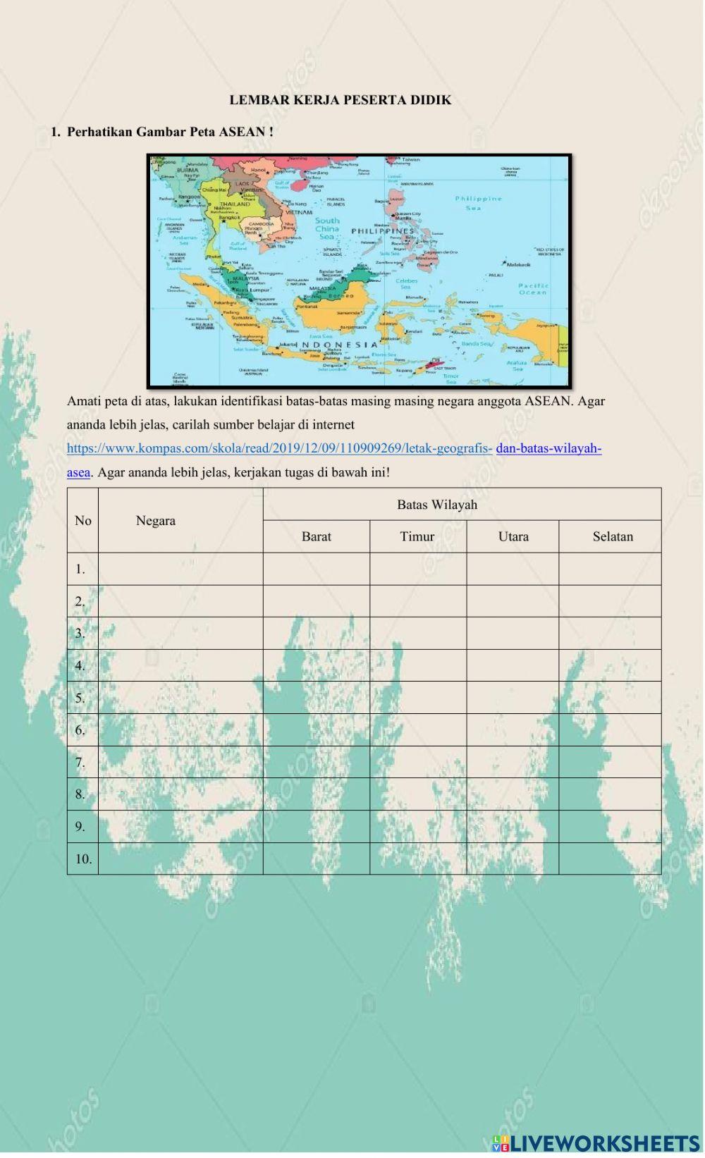 Letak Geografis ASEAN