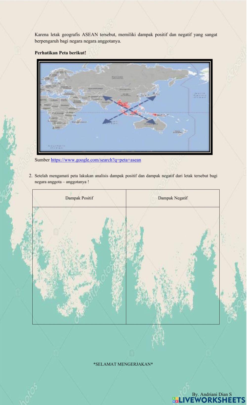 Letak Geografis ASEAN