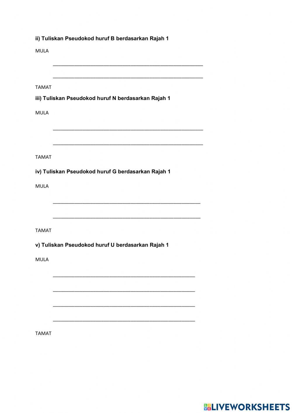 Bab 2 Memisahkan Pseudokod