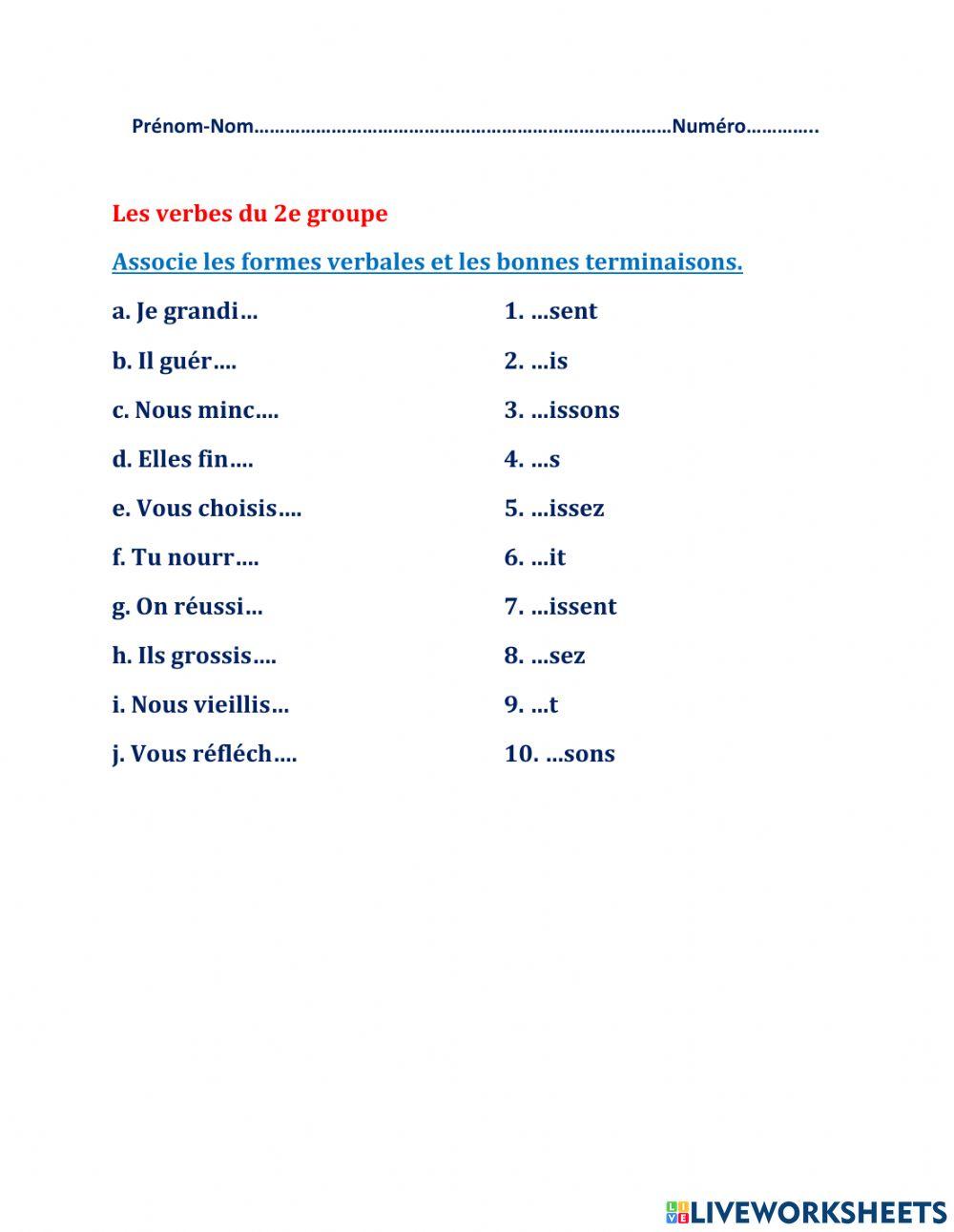 V. du 2e groupe