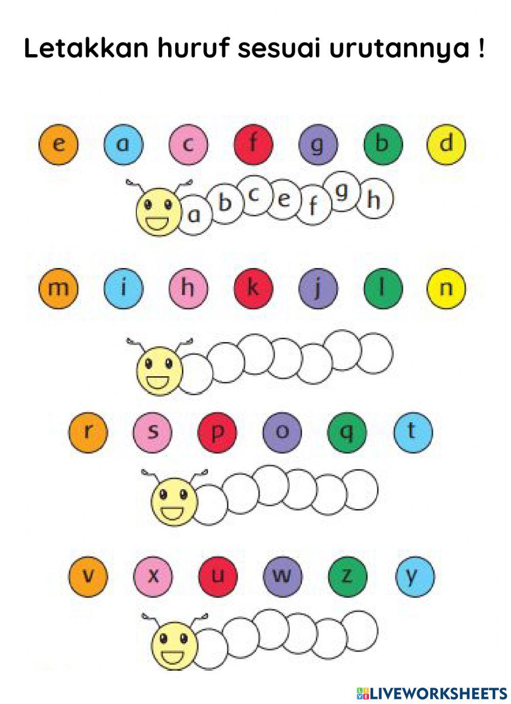Huruf dan tertib menulis
