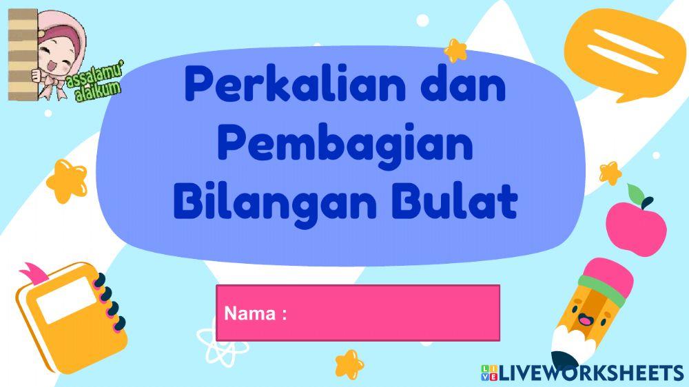 Operasi Bilangan Bulat