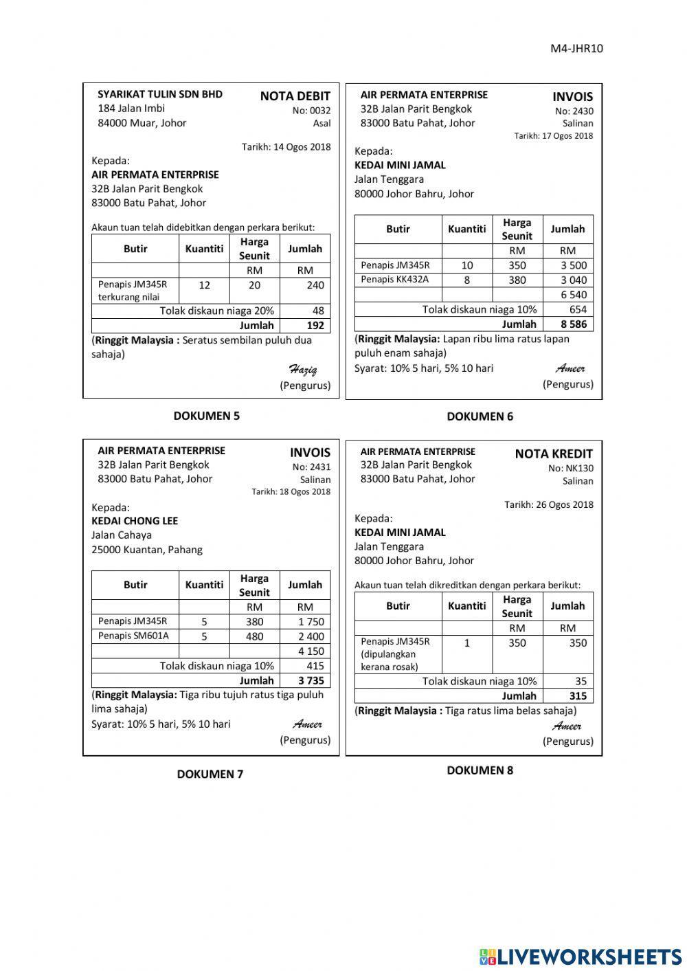 Buku catatan pertama