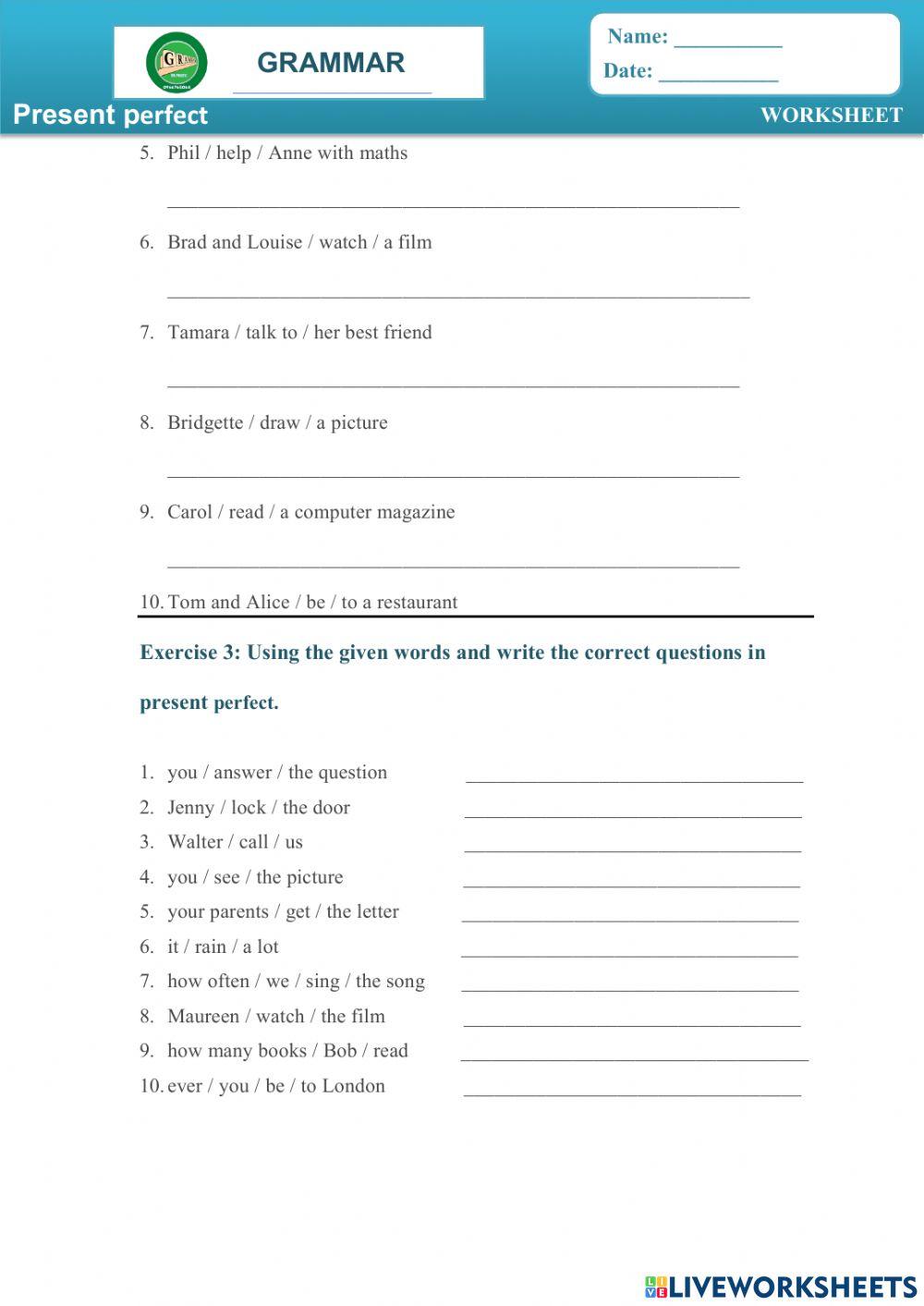 present perfect 1-Ms Phuong