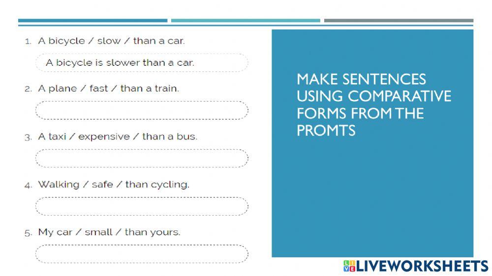 Comparative Adjectives