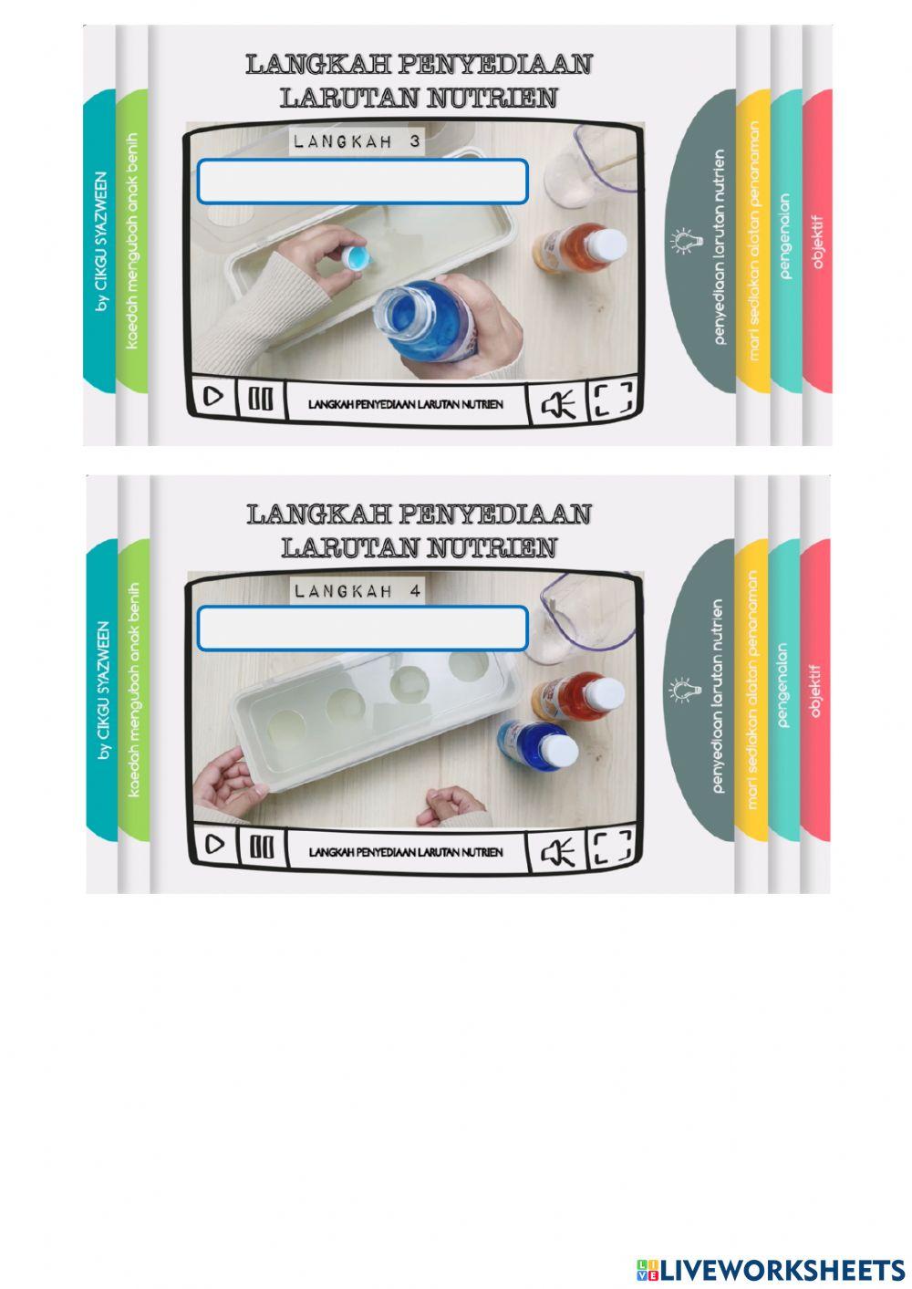 Penyediaan larutan nutrien