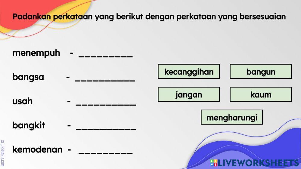 Pemuda harapan bangsa pemudi tiang negara