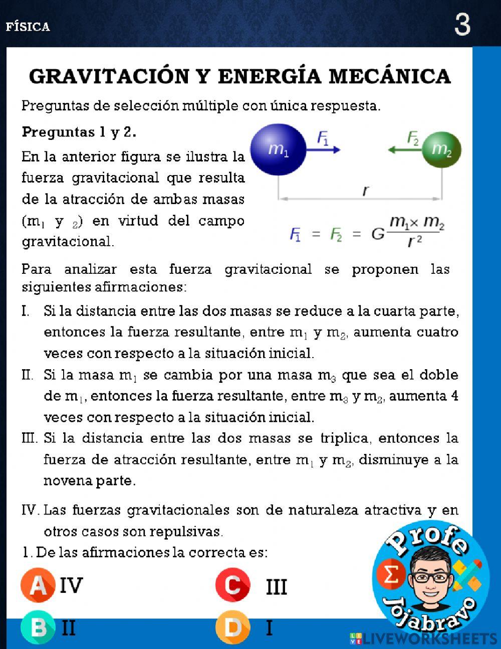 Gravitación y Energía