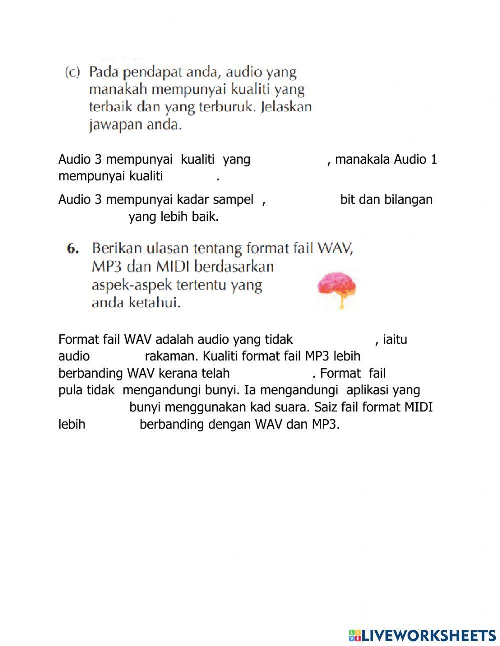 Praktis Minda 2.2 Ukuran Data