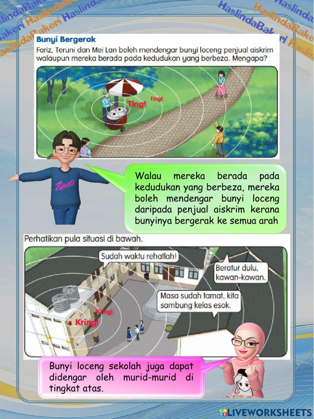 Sains Tahun 4 : Bunyi 6.1.1-2