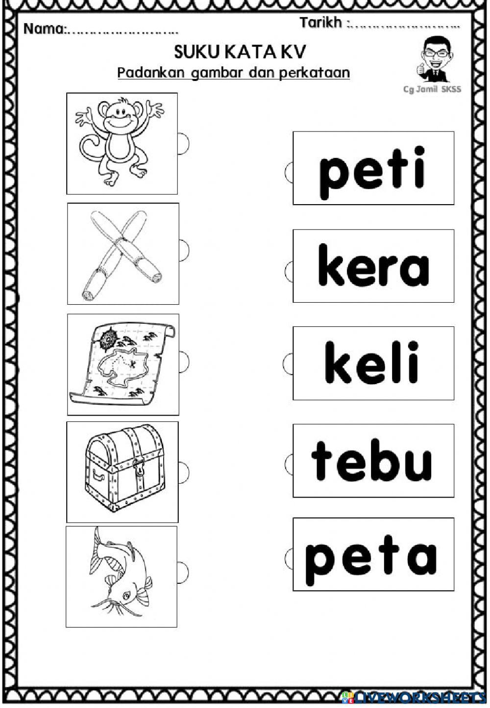 Suku kata KVKV(e-pepet)