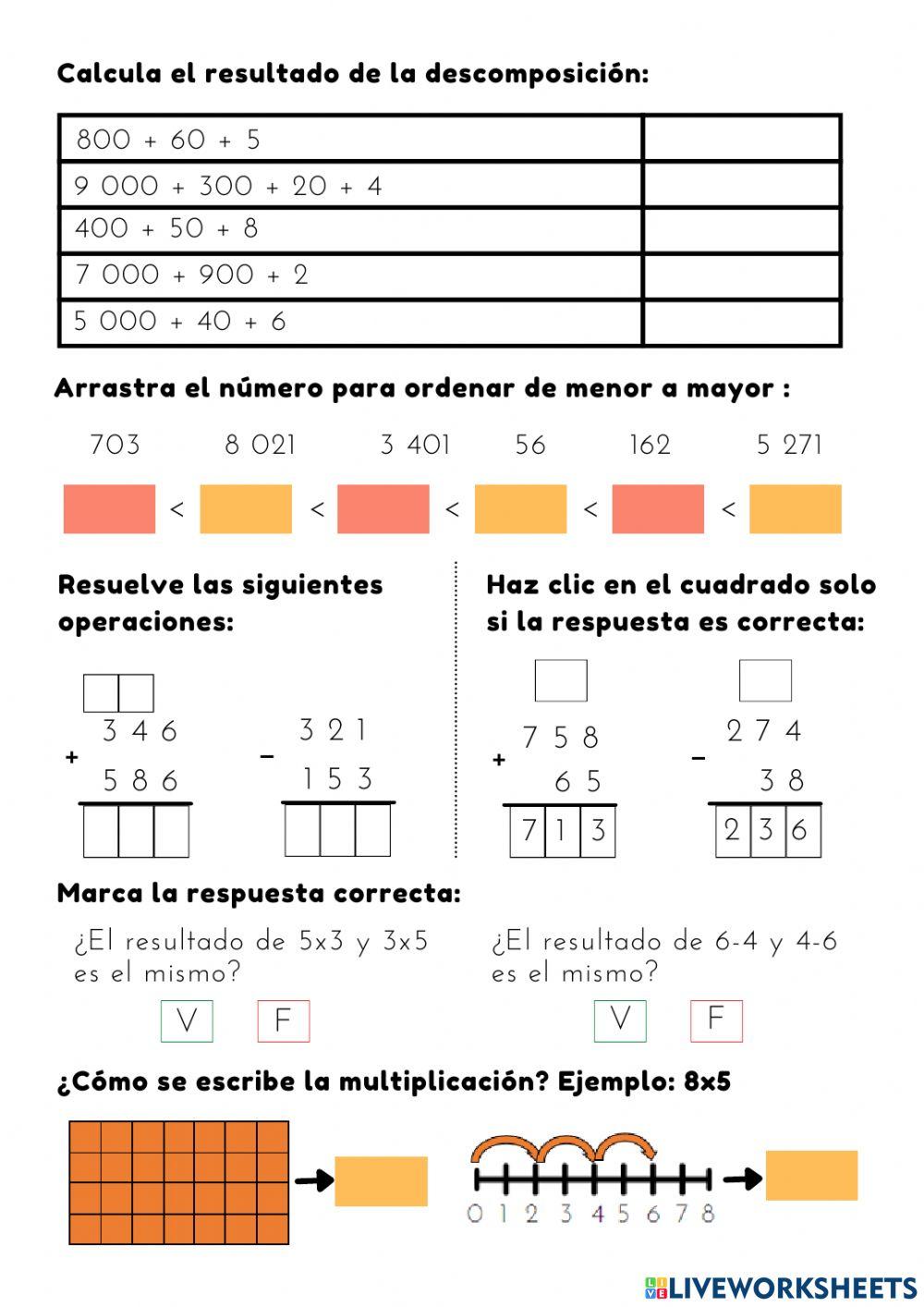 Evaluación de conocimientos previos
