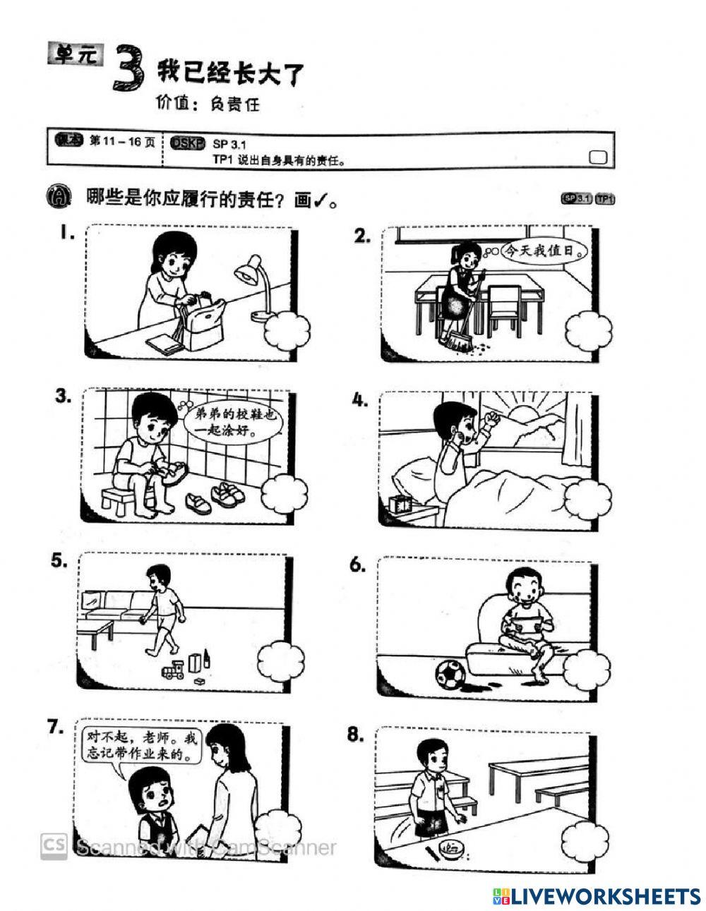 特殊班-道德教育（负责任）