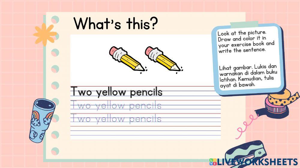 Supermind Unit 1 - At School (Revision on Colours and Numbers)