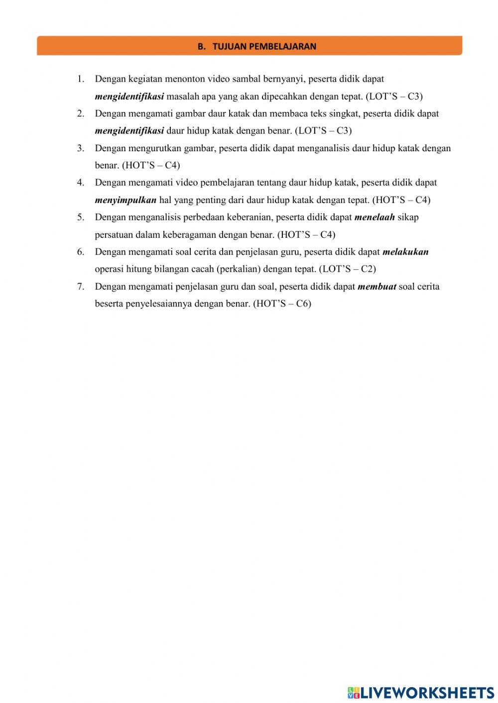 Materi Ajar Tema 1 Subtema 3 Pembelajaran 5