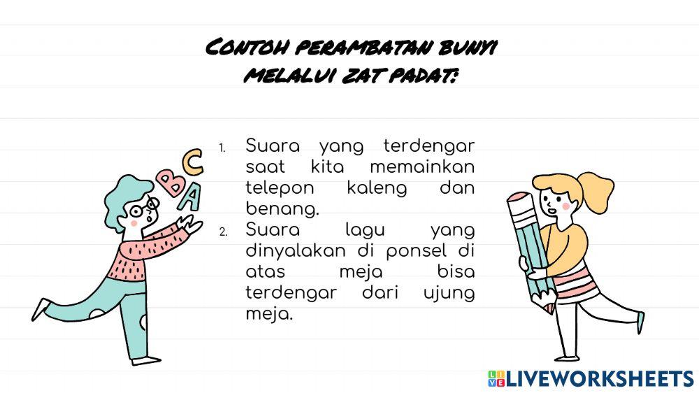 Materi Kelas IV Tema 1 ST 1 - Bunyi
