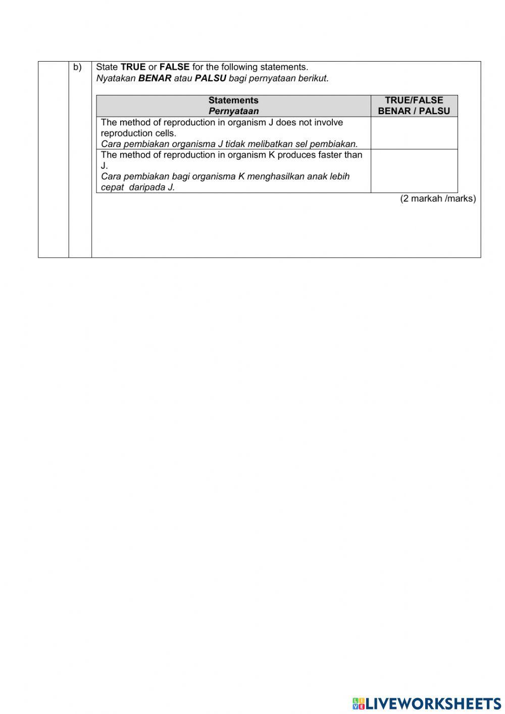 Science exercise form 1 kssm 3228145 hamirah binti abd