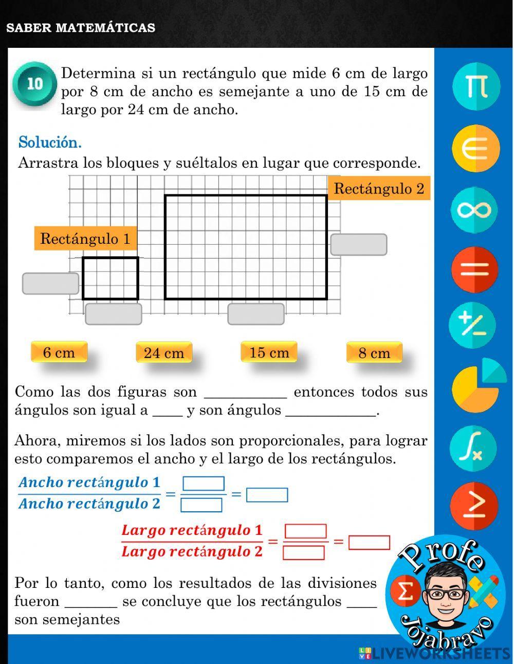 Polígonos semejantes