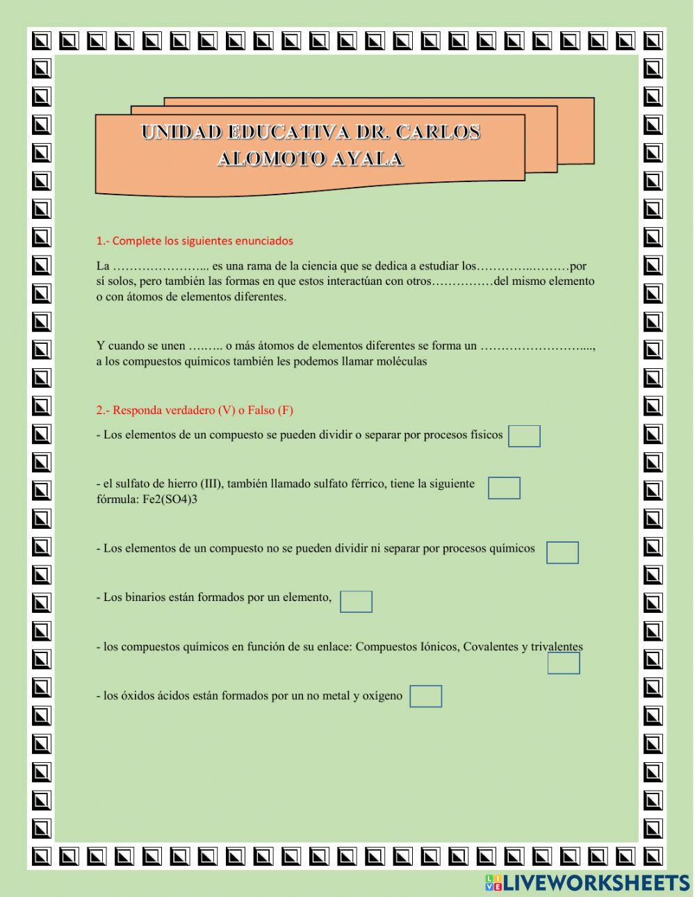 Compuestos Químicos