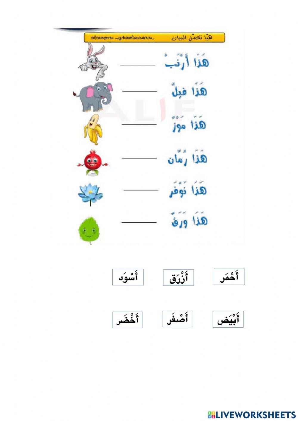 ألوان - الأزهار