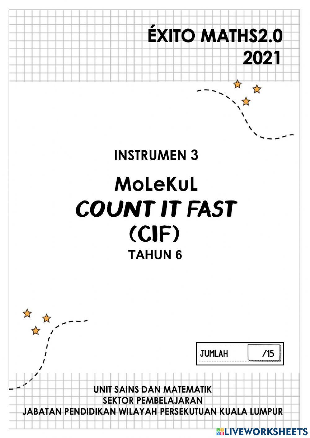 Count It Fast ( CIF) TAHUN 6