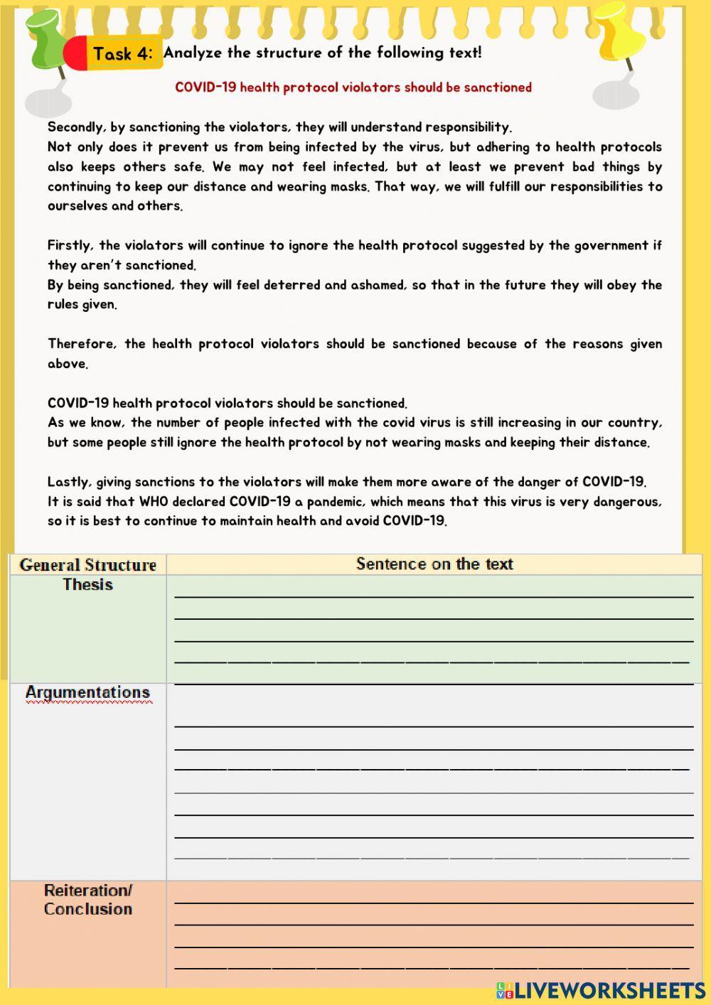 Analyrical exposition