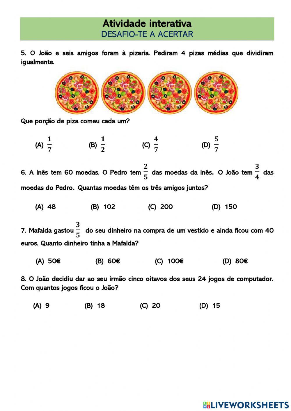 Desafio.te a ... acertar