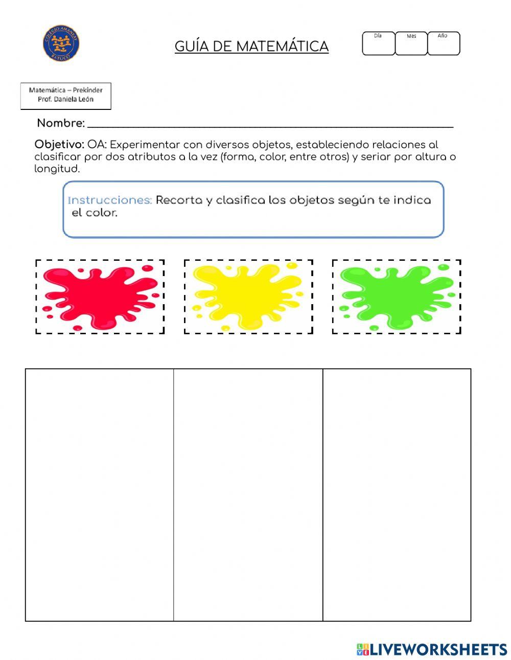 Guía 1 clasificacion