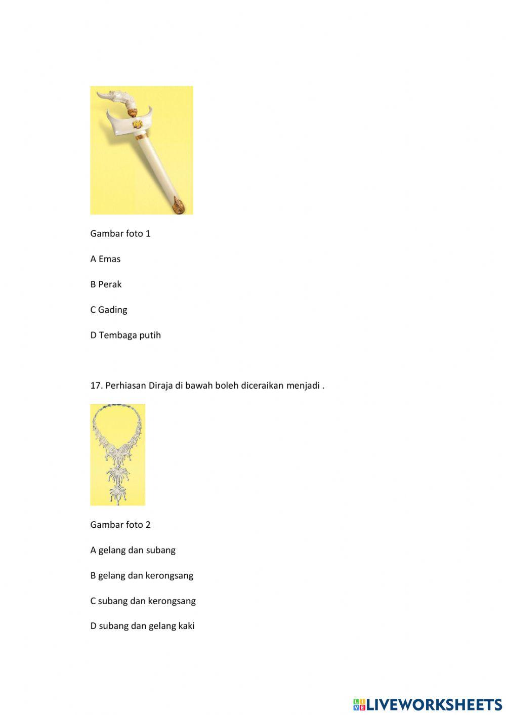 Soalan psv objektif ting 4