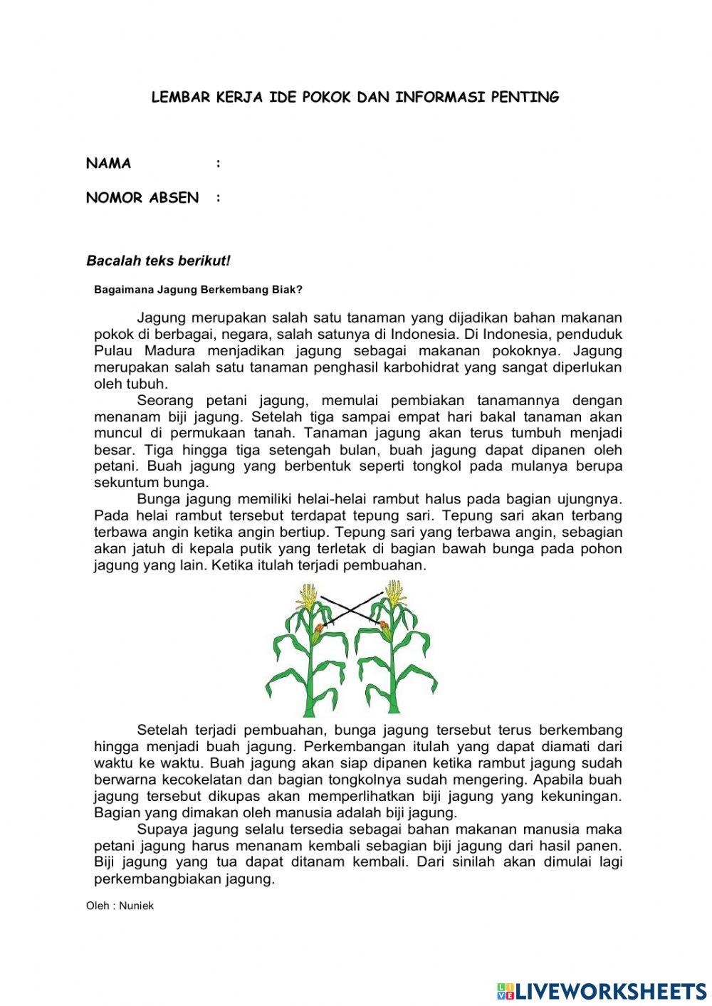 LK Ide Pokok dan Informasi Penting