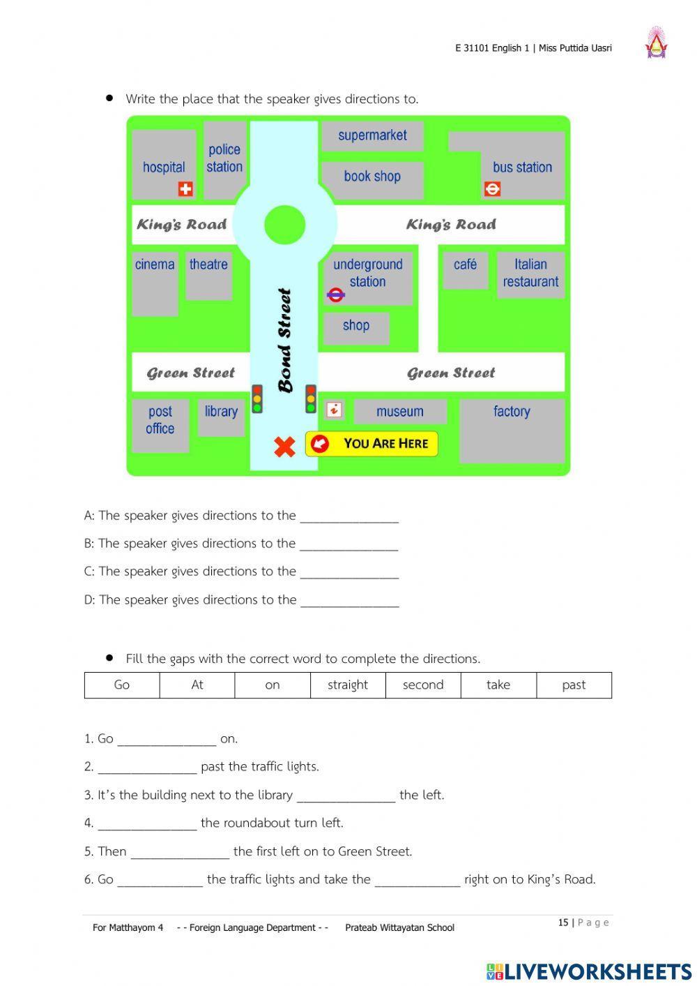 31101 6 giving directions