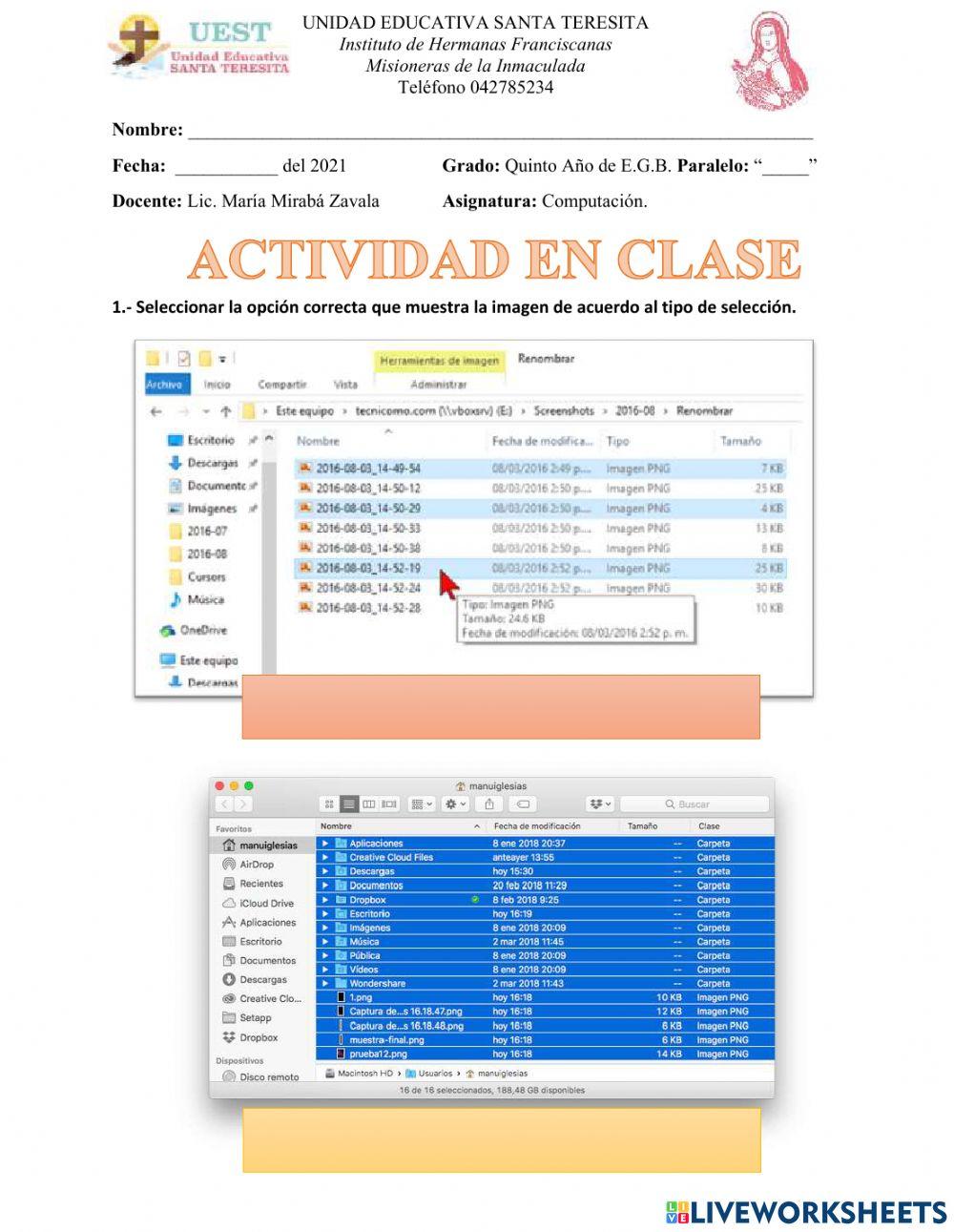 Seleccionar archivos