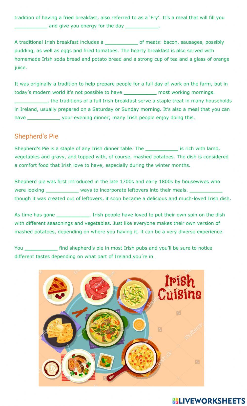 Traditional Irish Dishes