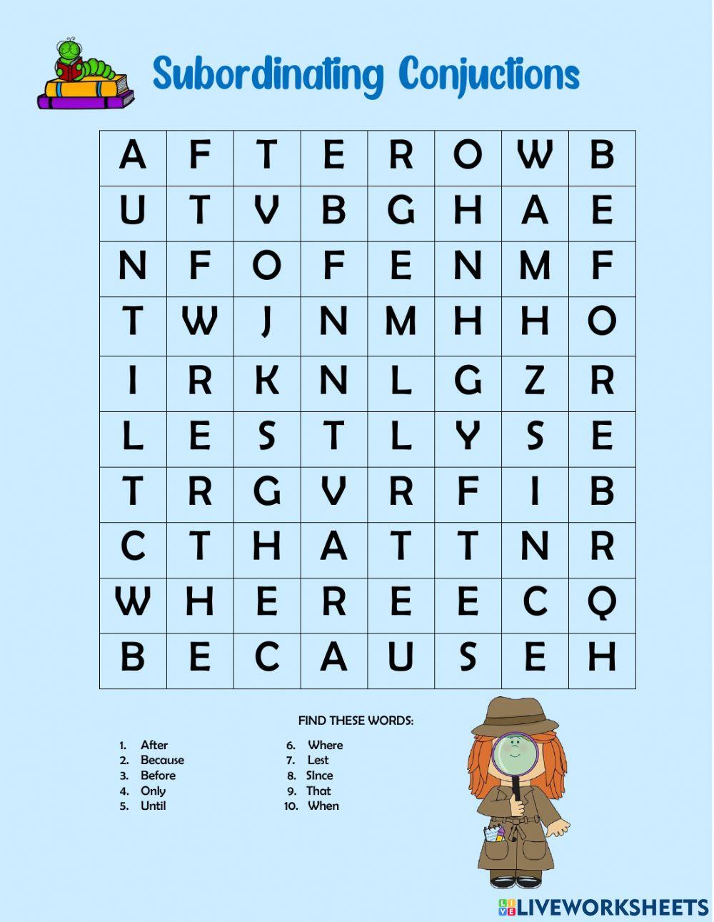 Types of Conjuctions