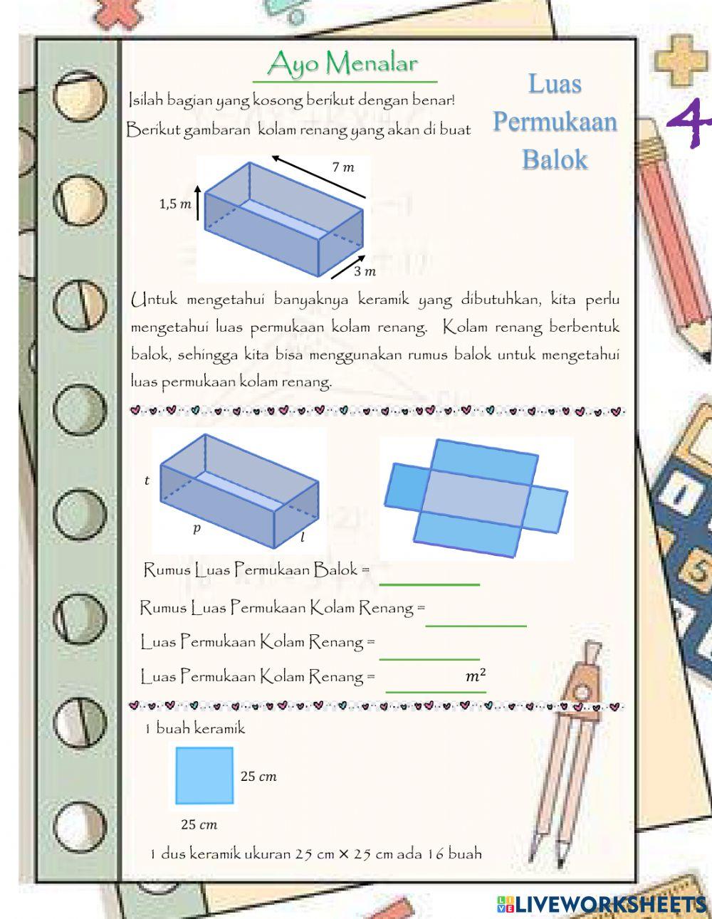 Bangun Ruang Sisi Datar-Balok