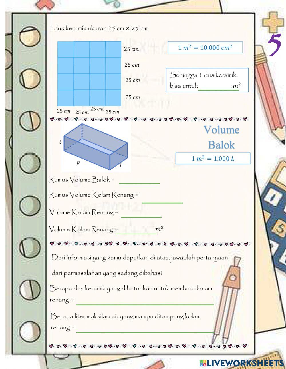 Bangun Ruang Sisi Datar-Balok