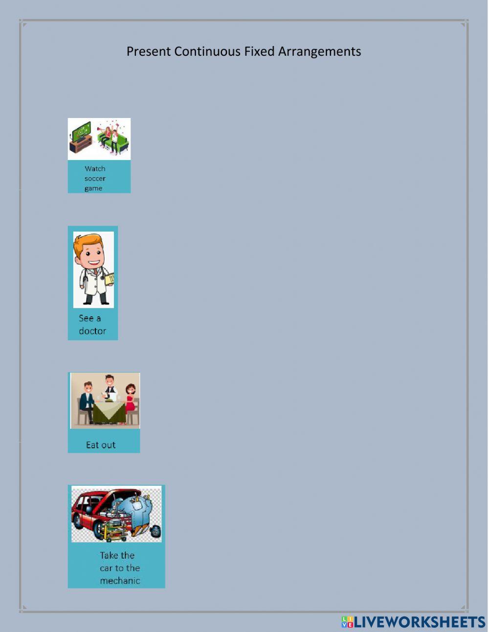 Fixed arrang... speaking