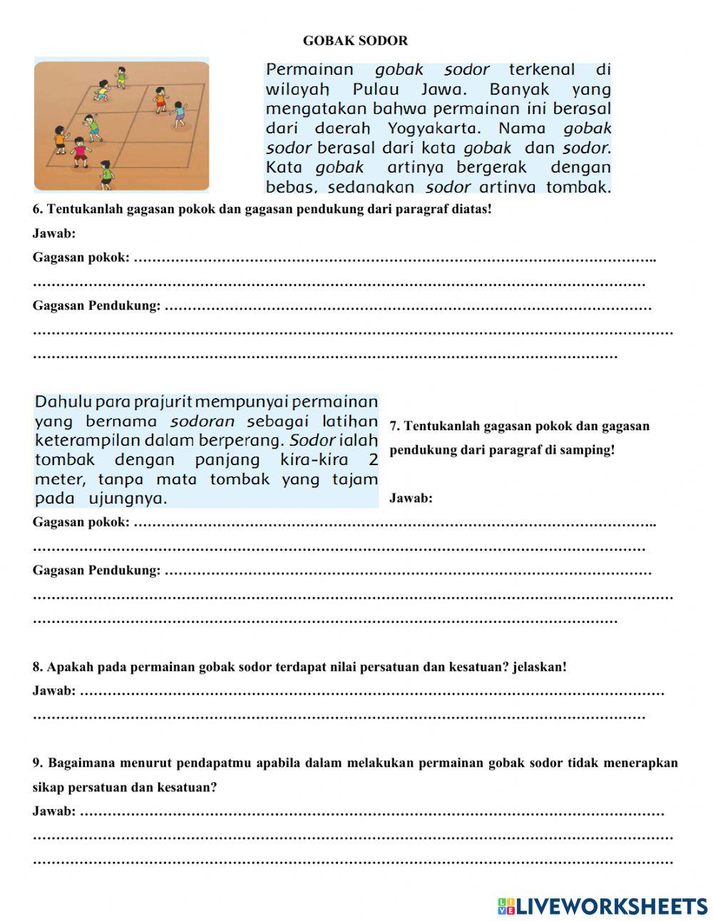 Tema 1 Indahnya kebersamaan