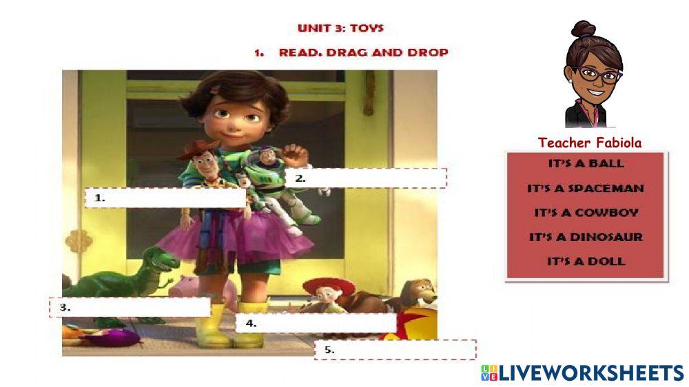 My toys activity for THIRD GRADE | Live Worksheets