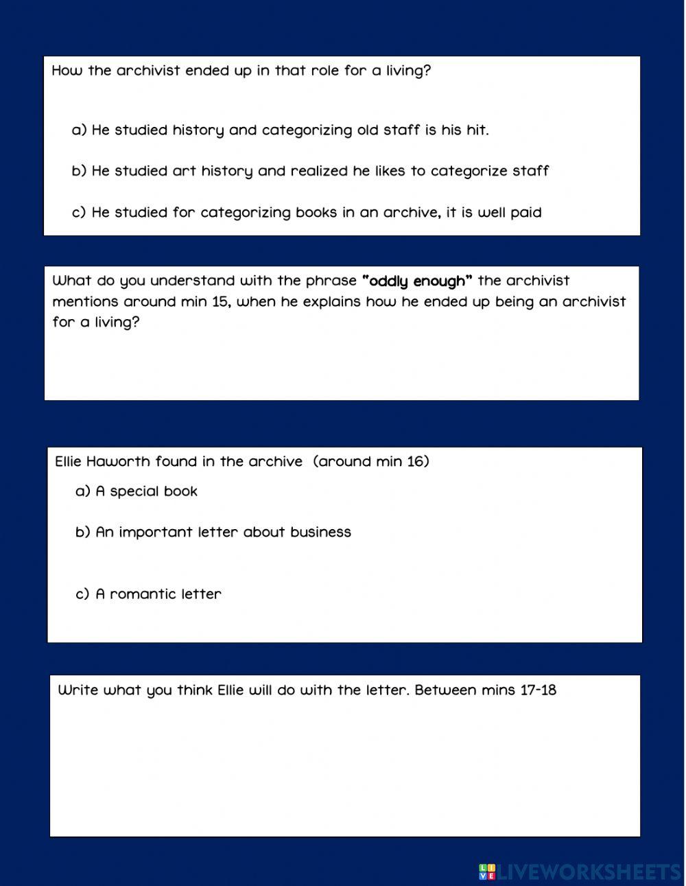 Listening based on movies: The Last Letter From Your Lover 1-20