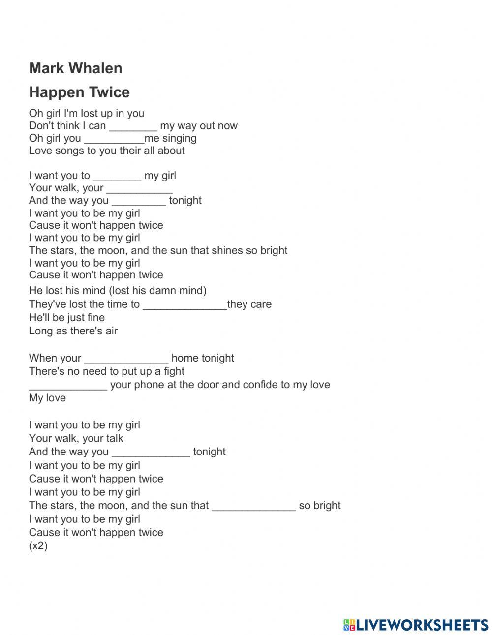 Twice Song Lyrics