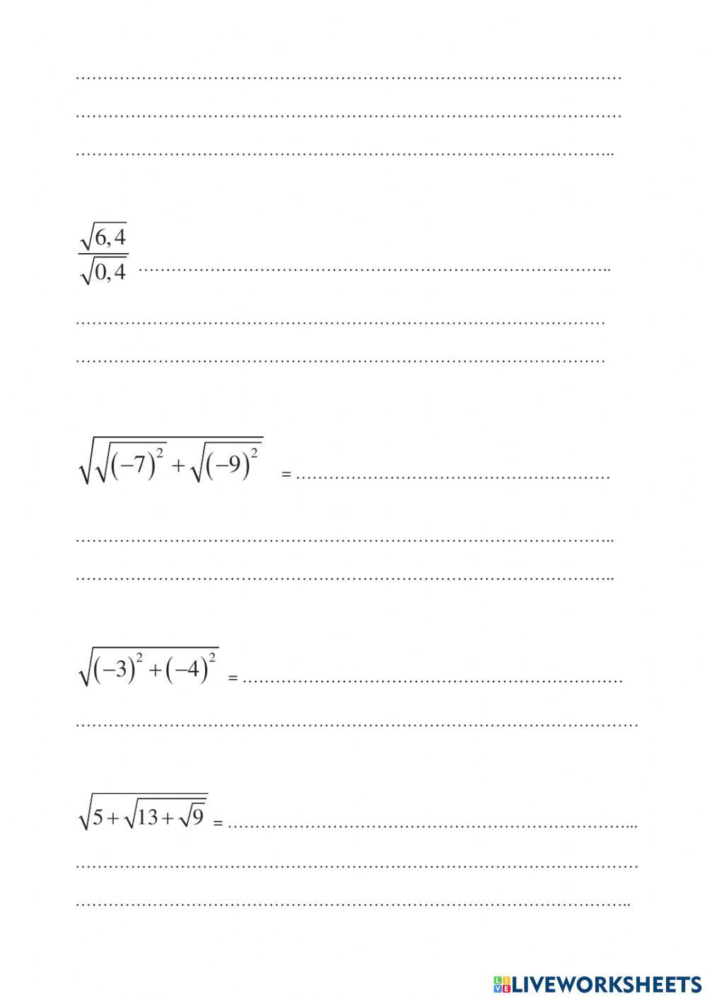 Τετραγωνική ρίζα