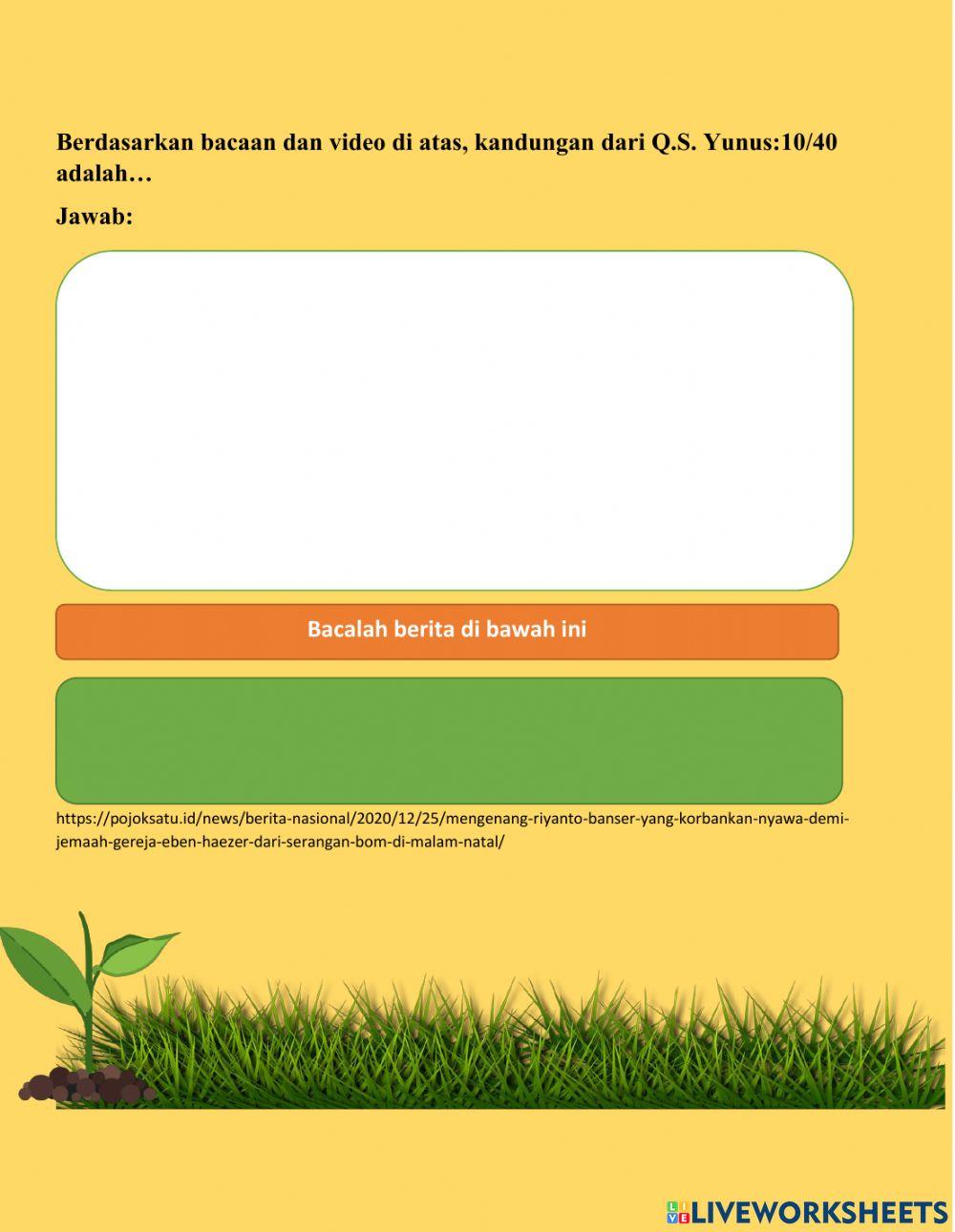 Toleransi sebagai alat pemersatu bangsa